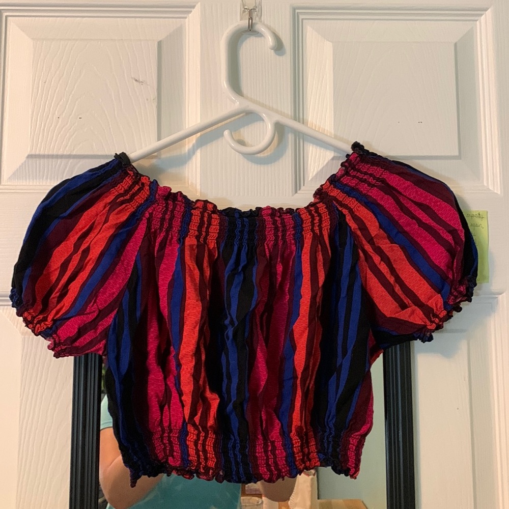 Ruched crop top